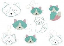 Stickserie mit ITH - "It's all about Herr Fuchs" Doodle & Füllstich